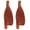 Dark Tan Flower, variant on Horse Western Leather Latigo Tooled Replacement Saddle Fenders 5210