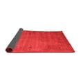 thumbnail image 2 of Ahgly Company Indoor Round Abstract Red Contemporary Area Rugs, 6' Round, 2 of 4