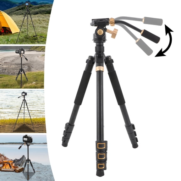 158cm Stabilized Clamping Head Photography Tripod Load 17.64lbs  Head Precision Tripod