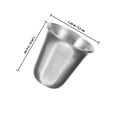 thumbnail image 2 of unbranded 8Pcs Stainless Steel Shot Cups 304 Material Round Silver For Restaurants And Formal Events, 2 of 8
