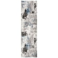 thumbnail image 2 of SAFAVIEH Craft Constantine Abstract Runner Rug, Grey/Dark Grey, 2' x 8', 2 of 8