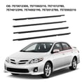 thumbnail image 2 of 2 Pcs Windshield Outer Side Pillar DW1725 Black Outer Pillar Molding Trim Replacement for Ford Flex 2009 to 2019, 2 of 4