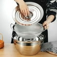 thumbnail image 2 of Colander Fine Mesh Stainless Steel Drainer Sieve Sifter with 2 Handles, 2 of 8