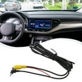 thumbnail image 1 of Car AV Input Converter Cable For RCA Female AV-IN 2.5mm ABS Black Navigation Conversion Line Rear View Reverse Parking Camera, 1 of 12