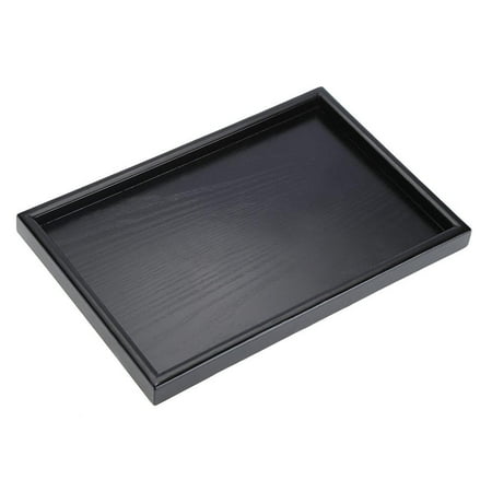 Wood Tray With Grapes Yosoo Rectangle Shape Solid Wood Tea Coffee Snack Food Meals Serving Tray Plate Restaurant Trays, Wood Tea Tray,Tea Tray ()
