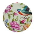 thumbnail image 2 of RUIYC Round Fitted Tablecloth Tropical Colored Flowers Birds Round Table Cover with Elastic Edged,Wipeable Table Cloth for Indoor Outdoor Picnic Patio, 2 of 7