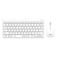 thumbnail image 1 of Juego de teclado y mouse Juego de mouse de teclado inalámbrico externo para computadora portátil (blanco) Likrtyny Para estrenar, 1 of 6
