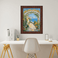 thumbnail image 3 of Contemporary Wood Grain Walnut Scoop Picture Frame 30x30 frame, 3 of 7
