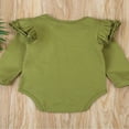 thumbnail image 4 of Newborn Baby Girls Romper Ruffles Bodysuit Jumpsuit Outfit, 4 of 5