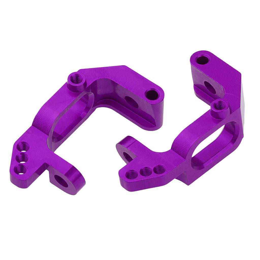 2x 1/10 Scale RC Car Purple Front Hub Carrier R/L 102210 02015 for HSP 94111