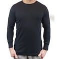 thumbnail image 3 of Men's Big & Tall Fleeced Lined Base layer Thermal Top Long Sleeve Shirts, 3 of 3