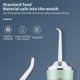 thumbnail image 5 of Electric Dental Irrigator With 4 Nozzles Home Portable Water Oral Flosser Teeth Cleaning Tool Green, 5 of 5