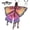 Multicolor, variant on Joyfy Butterfly Wing Costume for Women - Halloween Butterfly Wing Cape Shawl with Lace Mask and Black Velvet Antenna Headband for Adult Party Dress Up