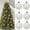 A, variant on Bolas de Adornos Navideños Transparentes,6 PCS de Adornos Rellenables para Manualidades,Adornos de Plástico para Árboles de Navidad,Perfectos para Decoración de Halloween,4cm(Pearl White)