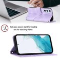 thumbnail image 4 of Compatible with Samsung Galaxy A54 5G Classic Embossed PU Leather Case with Card Holder Shockproof Cover, 4 of 5