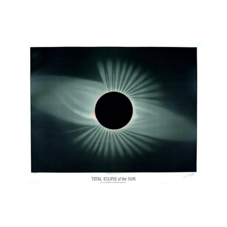 Total Solar Eclipse, 1878 Print Wall Art By Science, Industry and Business (Best Total Solar Eclipse)