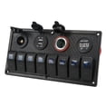 thumbnail image 4 of Panel de interruptores basculantes para automóvil, interruptor basculante para automóvil y barco, interruptor LED marino, accesorio para yates, funcionalidad de alta precisión, 4 of 9