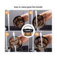 thumbnail image 3 of Filtro de Café Reutilizable, Filtros de Café de Cesta Filtro de Café de Repuesto de 8-12 Tazas con Fondo de de Acero Inoxidable, 3 of 5