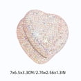 thumbnail image 3 of Rhinestone Inlaid Heart Shaped Metal Trinket Box, Pink Hinged Keepsake Storage Case for Jewelry, Small Trinkets and Holiday Gifts, Tabletop Decor, 3 of 7