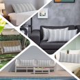 thumbnail image 6 of Gray Stripes Body Pillow Covers 20"x60", Vintage Minimalist Lines Texture Soft Brushed Microfiber Breathable Throw Pillow Covers, Pillowcase with Zipper for Couch Sofa Bedroom Living Room, 6 of 9