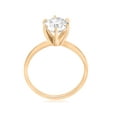 thumbnail image 2 of Grande Bague de Fiançailles en Or Jaune 14k avec Diamant Solitaire Rond de 1 1/2 ct Cultivée en Laboratoire, 2 of 3