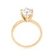 Huge 14k Yellow Gold 1 1/2 ct Round Solitaire Diamond Engagement Ring Lab Grown - image 2 of 3