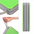 thumbnail image 4 of (2 pack) 96 Capacity CD Case,Green Hard Plastic CD/DVD Holder Portable Wallet, 4 of 10