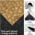 thumbnail image 3 of Golden Christmas Snowflake Pattern Kitchen Rugs Sets Of 3,Kitchen Runner Rugs Non Skid Washable,Decorative Kitchen Floor Mats for Kitchen,Sink,Laundry,17"x30"+ 17"x47" + 17"x59", 3 of 6