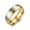 Boy's, variant on 18K Gold Plated CZ Stainless Steel Couple Rings Sz 5-13 Gold&Silver Wedding Band