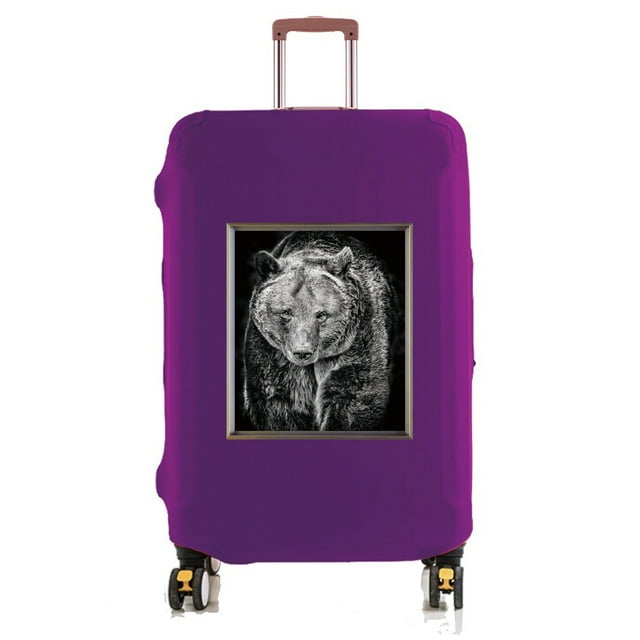 18-32 Inch Large Capacity Travel Essential Bag with Animal Serie Print Pattern Travel Accessories Suitcase Dust Protection Cover 8animal 031 L