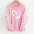 thumbnail image 2 of Lover Print Outfit for Women Winter Fall Long Sleeve Happy Gift Valentines Day Hoods Outfits Sweatshirt Women 2026 Fashion, 2 of 5