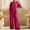 Hot Pink, variant on NMMUED Women’s Cotton Linen 2 Piece Set Summer Casual Lounge Outfit Asymmetrical Draped Top Full Length Wide Leg Pants with Pockets Loose Fit Matching Loungewear Linen Sets for Women 2 Piece