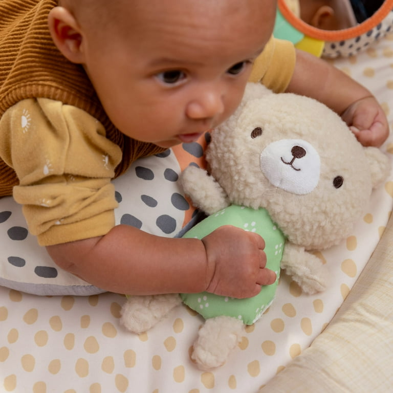 Ingenuity Every Season Plush Lambswool Baby Play Gym and Play Mat