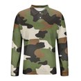 thumbnail image 4 of Blusa y camisa de manga larga con cuello vuelto para hombre, jersey de solapa, manga corta, deportiva, de manga corta, blusa de poliéster para hombre, 4 of 5