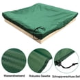 thumbnail image 3 of Protective Cover For Sandbox, Waterproof Pvc Coating Ensures Durability, Foldable Storage Option, Universal Use In All Seasons, Easy To Clean And Store, 3 of 5