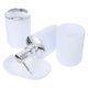 thumbnail image 2 of 1 juego de jabonera de plástico, botella de loción, vaso para cepillo de dientes, accesorios de baño, 2 of 5