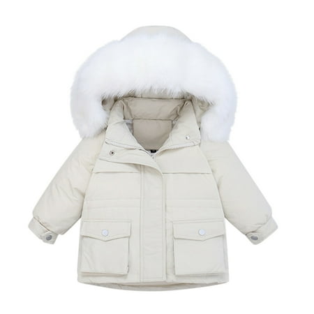

Toddler Baby Boy Girl Clothes Set Winter Sweater Suit Thick Warm Hooded Solid Zipper Down Coat Down Paraks Jumpsuit Snowsuit Infant Outfits