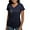 Navy, variant on - Phi Sigma Pi Black Shield With Wordmark T Shirt - Women's V-Neck Dark T-Shirt