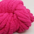 thumbnail image 4 of Nvzi Chunky Chenille Yarn Super Bulky Yarn Plush Yarn Thick Yarn Acrylic for DIY Crafts Crocheting Hand Knitting Hat Blanket,Pink, 4 of 4