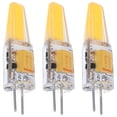 thumbnail image 4 of 3 bombillas LED G4 con chip COB 1505/1508 de 2 W, repuesto para lámpara halógena de riel (blanco cálido), 4 of 7