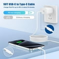 thumbnail image 3 of CHUANK 60W Charging Cable  Type C Fast Charging Cable  PD Fast Charge 60W USB-C to USB-C Data Cable for Phones  Laptops 1 Meter/ 2 Meters, 3 of 9