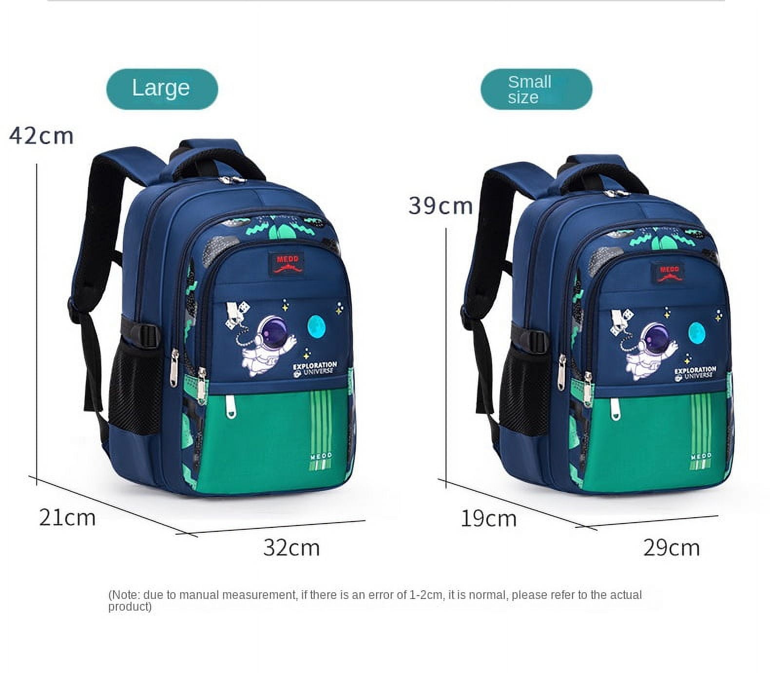 Backpack for Boys,Kids School Backpack ,Astronaut Lightweight Preschool Bookbag for Elementary Middle School(Black)