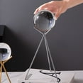 thumbnail image 4 of Triangle Figurine Holder Photography Props Stone Support Sphere Display Stand Crystal Ball Base Desktop Ornaments Home Decoration GOLD S, 4 of 8