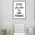 thumbnail image 7 of Home Bathroom pictures to hang on wall sayings clearance 2PCS Room Decor Oil Painting Wall Decoration Funny Bathroom Hanging Picture English Slogan Canvas Core 4Pc, 7 of 7
