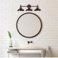 thumbnail image 4 of Design House 520320 Kimball Industrial Farmhouse 3-Light Indoor Bathroom Vanity Light with Metal Shades for Over the Mirror, Coffee Bronze, 4 of 13
