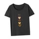 thumbnail image 5 of Camiseta básica de ajuste regular para mujer, camiseta básica para vacaciones, playa, desplazamientos S, 5 of 7