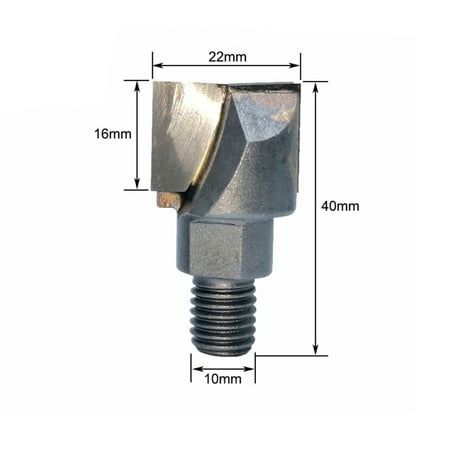 

1pc 10mm Shank CNC Bottom Cleaning Router Bit Door lock slotting Milling Cutter