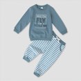 thumbnail image 2 of xaweyi Outfits Toddler Baby Boy Boy Clothes Color Sweatsuits Fall Winter Tops & Pants,Sizes 12-18 Months, 2 of 9