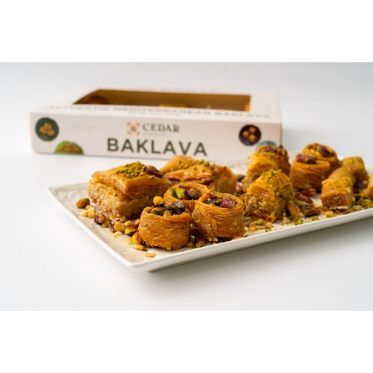 Cedar Pastries Authentic Mediterranean Pastries Baklava with Honey