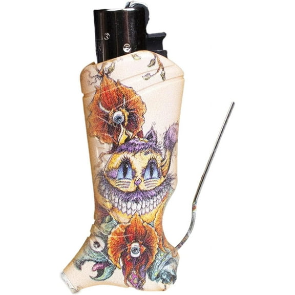 Toker Poker - Clipper Lighter Case Multi Tool, Alice Collection - Cockpaw, All Inclusive Tool for Camping and Other